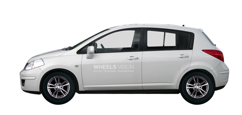 Wheel Racing Wheels H-346 for Nissan Tiida I Restayling Hetchbek 5 dv.