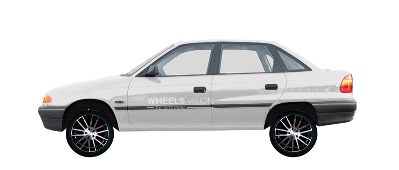 Wheel Racing Wheels H-408 for Opel Astra F Sedan