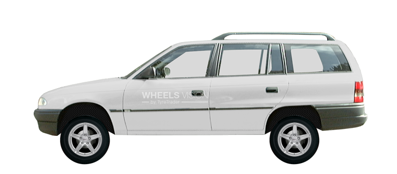 Wheel Dezent L for Opel Astra F Universal 5 dv.