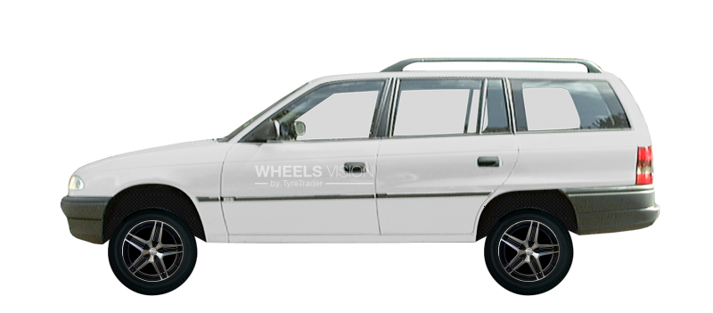 Wheel Racing Wheels H-414 for Opel Astra F Universal 5 dv.
