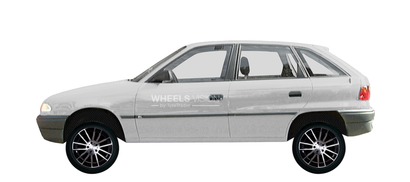 Диск Racing Wheels H-408 на Opel Astra F Хэтчбек 5 дв.