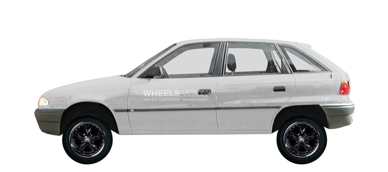 Диск Racing Wheels H-302 на Opel Astra F Хэтчбек 5 дв.