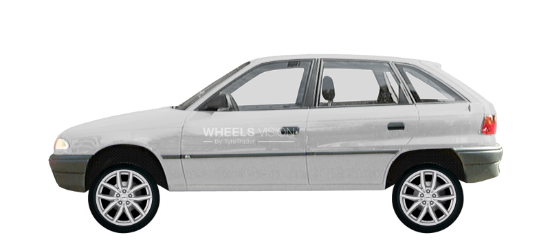 Wheel Dezent TE for Opel Astra F Hetchbek 5 dv.
