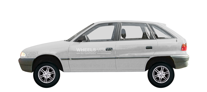Диск Racing Wheels H-104 на Opel Astra F Хэтчбек 5 дв.
