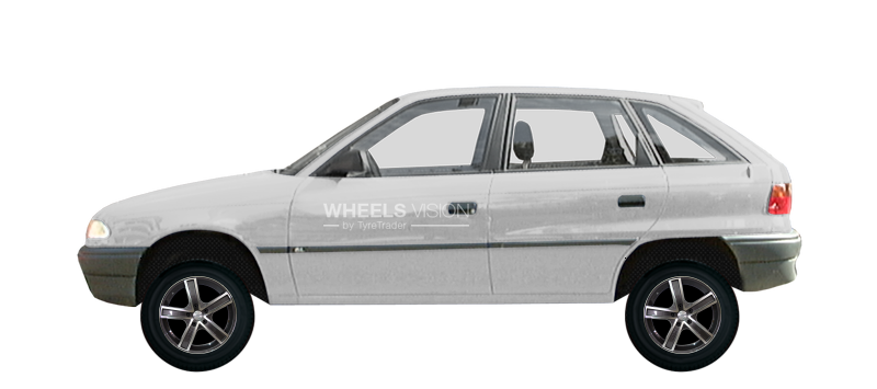 Wheel Racing Wheels H-412 for Opel Astra F Hetchbek 5 dv.