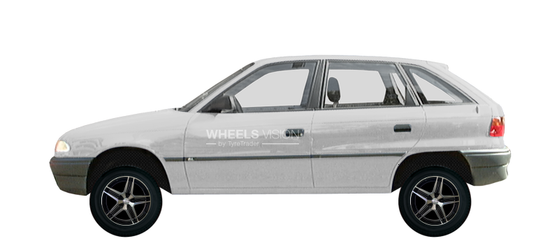 Диск Racing Wheels H-414 на Opel Astra F Хэтчбек 5 дв.