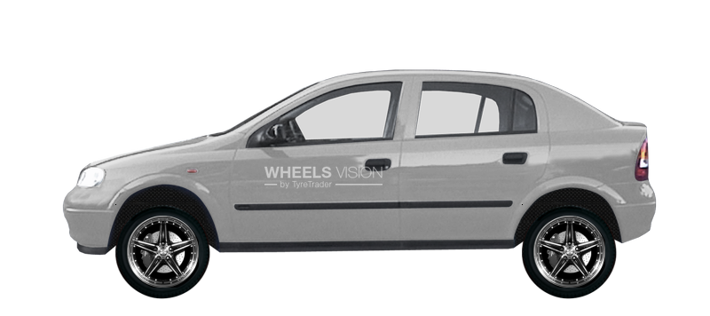 Wheel League 208 for Opel Astra G Hetchbek 5 dv.