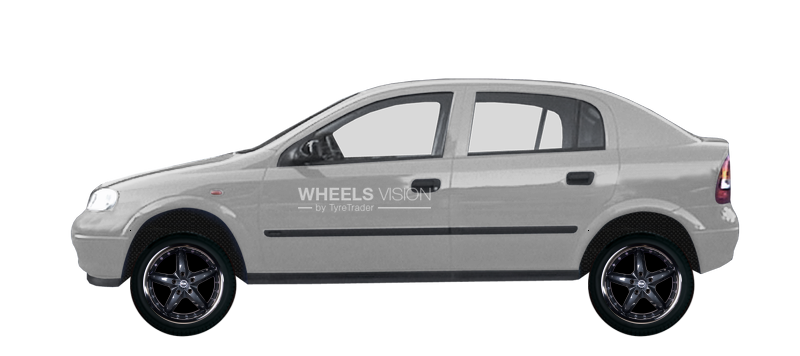 Диск Racing Wheels H-303 на Opel Astra G Хэтчбек 5 дв.