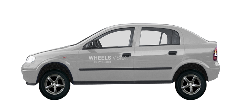 Диск Racing Wheels H-337 на Opel Astra G Хэтчбек 5 дв.