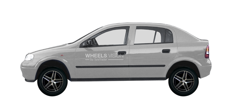 Диск Racing Wheels H-414 на Opel Astra G Хэтчбек 5 дв.