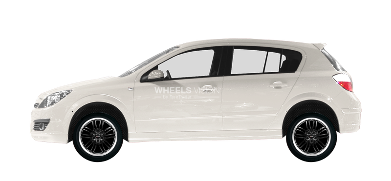 Wheel Alutec Black Sun for Opel Astra H Restayling Hetchbek 5 dv.
