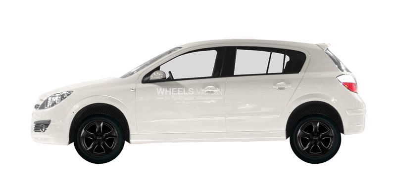 Диск Wheelworld WH22 на Opel Astra H Рестайлинг Хэтчбек 5 дв.