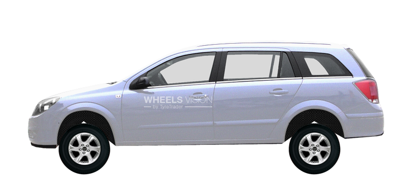 Wheel Borbet TC for Opel Astra H Restayling Universal 5 dv.