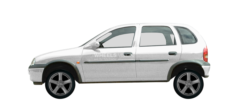 Wheel Dezent TX for Opel Corsa B Hetchbek 5 dv.