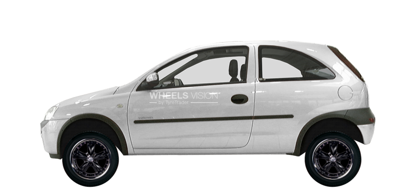 Диск Racing Wheels H-302 на Opel Corsa C Рестайлинг Хэтчбек 3 дв.