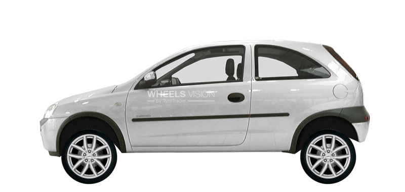 Wheel Dezent TE for Opel Corsa C Restayling Hetchbek 3 dv.