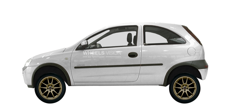 Wheel Borbet RS for Opel Corsa C Restayling Hetchbek 3 dv.