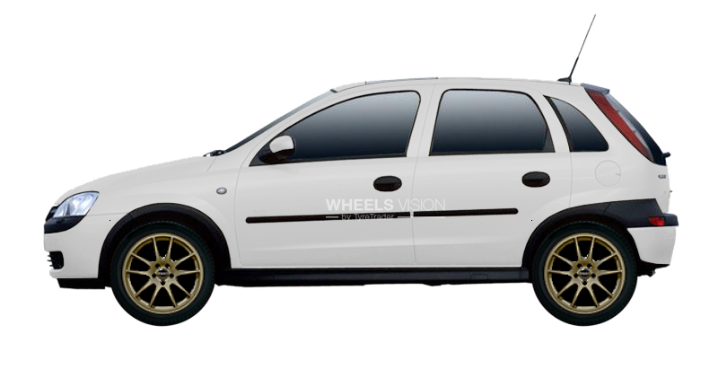 Wheel Borbet RS for Opel Corsa C Restayling Hetchbek 5 dv.