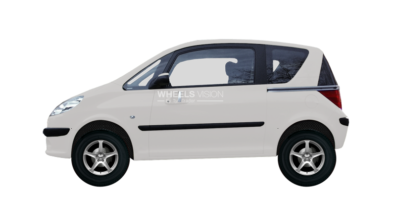 Wheel Aez Icon 5 for Peugeot 1007