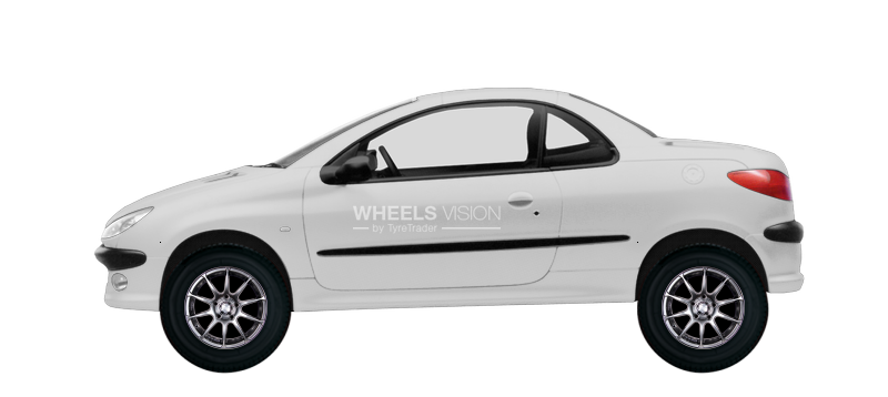 Диск Racing Wheels H-158 на Peugeot 206 Кабриолет