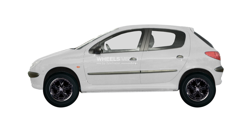 Диск Racing Wheels H-302 на Peugeot 206 Хэтчбек 5 дв.