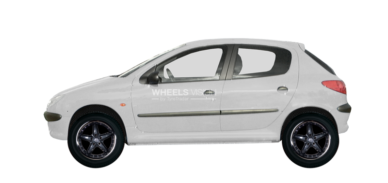 Диск Racing Wheels H-303 на Peugeot 206 Хэтчбек 5 дв.