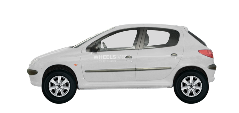 Wheel Borbet CA for Peugeot 206 Hetchbek 5 dv.