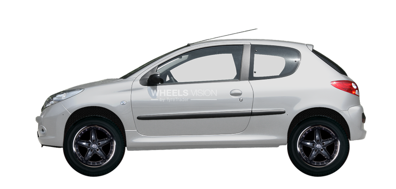 Wheel Racing Wheels H-303 for Peugeot 206 Hetchbek 3 dv.