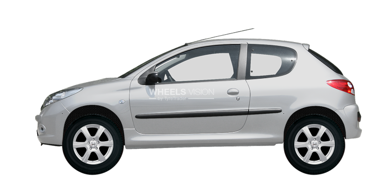 Wheel Autec Polaric for Peugeot 206 Hetchbek 3 dv.
