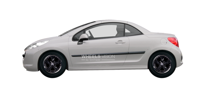 Wheel Racing Wheels H-302 for Peugeot 207 Kabriolet