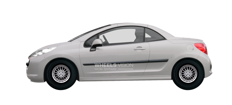 Wheel Racing Wheels H-155 for Peugeot 207 Kabriolet