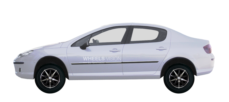 Wheel Racing Wheels H-410 for Peugeot 407 Sedan