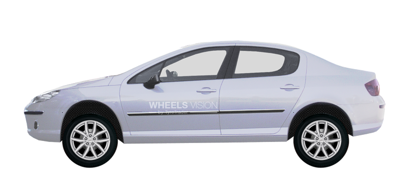 Wheel Dezent TE for Peugeot 407 Sedan