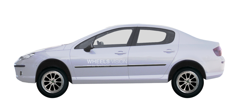 Wheel Lenso Club 1 for Peugeot 407 Sedan