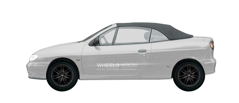 Wheel MSW 24 for Renault Megane I Restayling Kabriolet