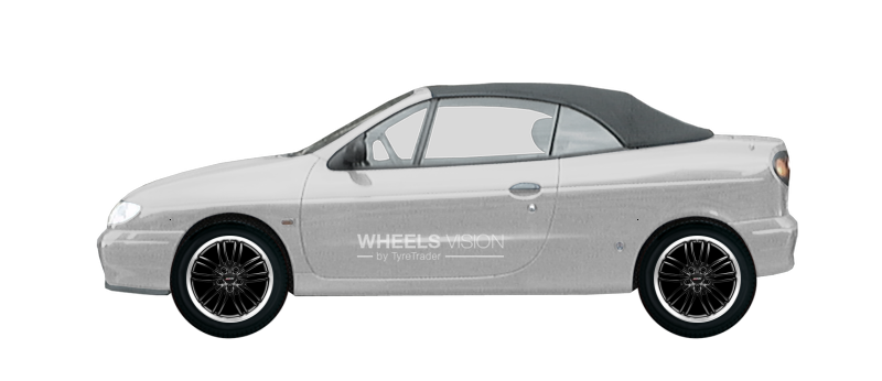 Wheel Alutec Black Sun for Renault Megane I Restayling Kabriolet