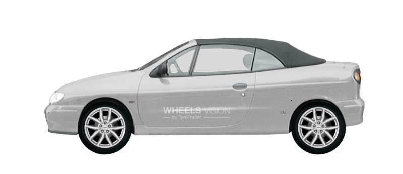 Wheel Dezent TE for Renault Megane I Restayling Kabriolet