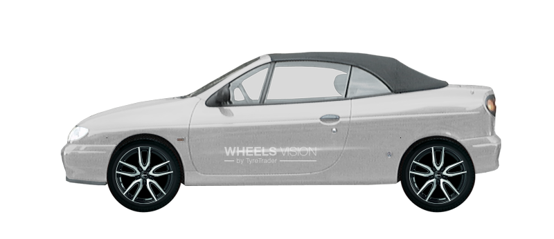 Wheel Rial Torino for Renault Megane I Restayling Kabriolet