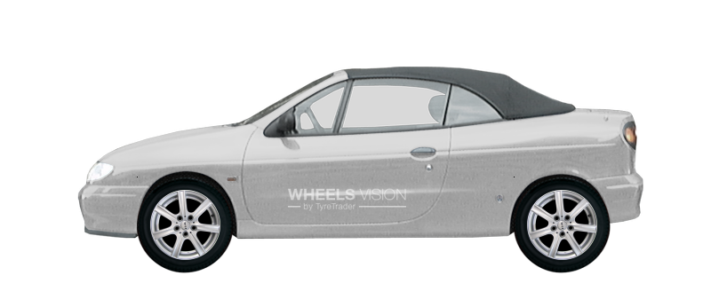 Wheel Rial Davos for Renault Megane I Restayling Kabriolet
