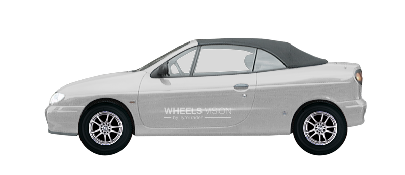 Wheel Racing Wheels H-161 for Renault Megane I Restayling Kabriolet