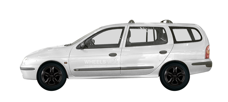 Диск Wheelworld WH22 на Renault Megane I Рестайлинг Универсал 5 дв.
