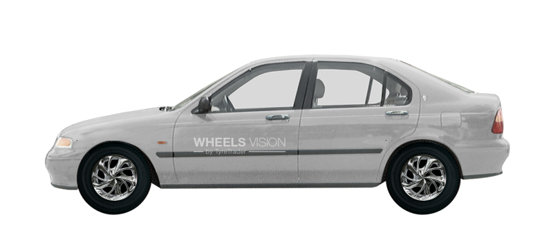 Wheel Racing Wheels H-182 for Rover 400 II (HH-R) Sedan