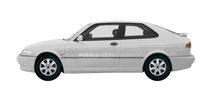 Wheel Borbet CA for Saab 9-3 I Hetchbek 3 dv.