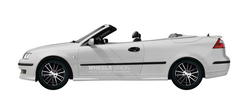 Wheel Racing Wheels H-408 for Saab 9-3 II Kabriolet