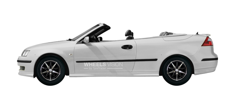 Wheel Racing Wheels H-410 for Saab 9-3 II Kabriolet