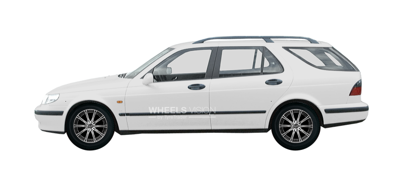 Wheel Borbet CW1 for Saab 9-5 I Universal 5 dv.