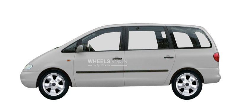 Wheel Borbet CV for SEAT Alhambra I Restayling