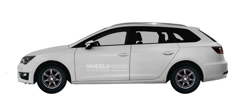 Wheel Racing Wheels H-134 for SEAT Leon III Universal 5 dv.