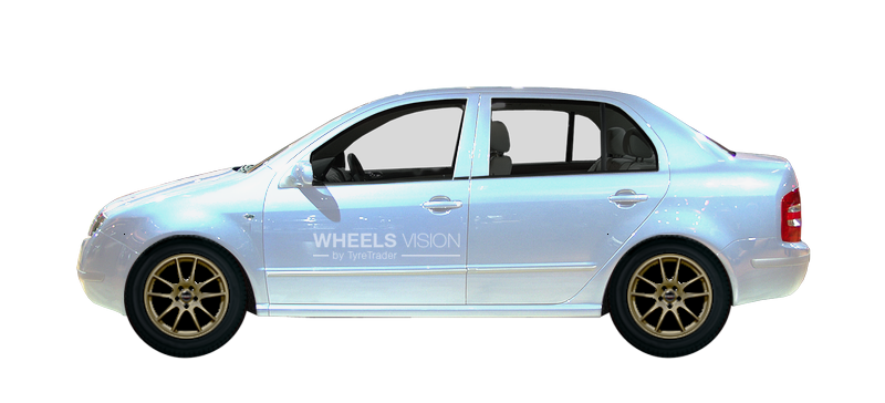 Wheel Borbet RS for Skoda Fabia I Restayling Sedan