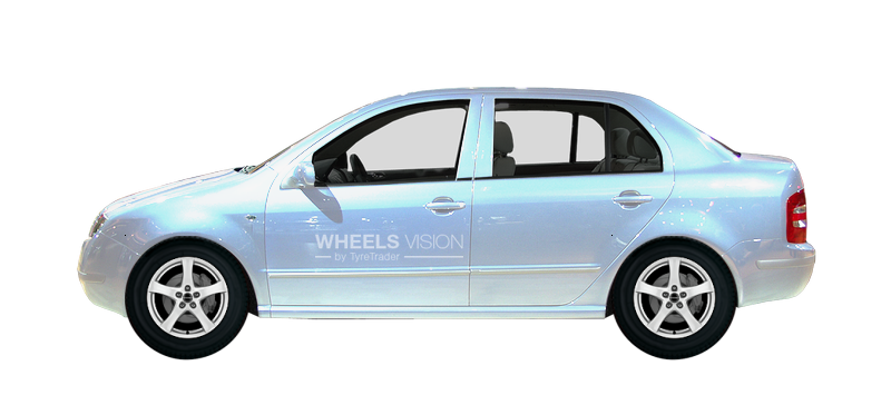 Wheel Borbet F for Skoda Fabia I Restayling Sedan